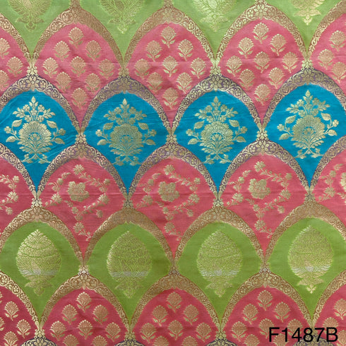 Banarasi Silk Brocade Fabric-F1487