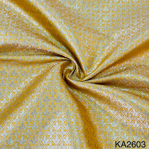 Banarasi Silk Brocade Fabric-KA2603