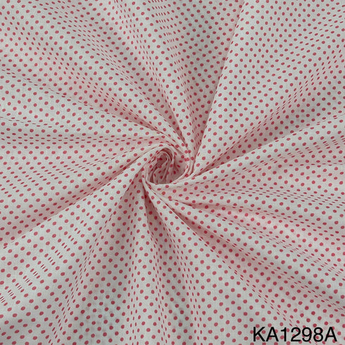Polka Dot Cotton Fabric-KA1298