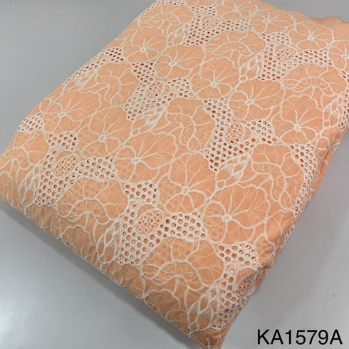 Embroidered Cotton Fabric-KA1579