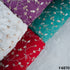 Cutdana Zari Sequins Embroidered Organza Fabric- F4870