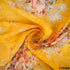 Floral Printed Viscose Organza Fabric- F3939
