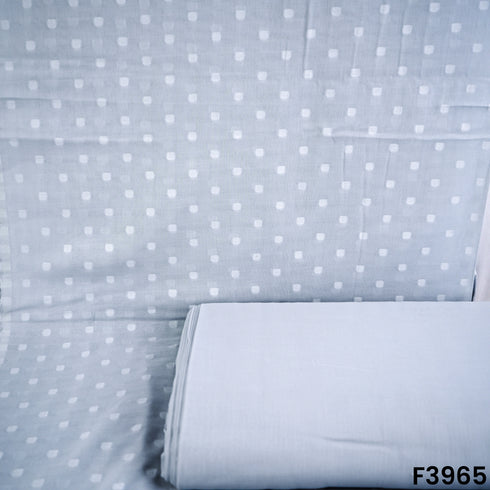 Self Dot Mul Cotton Fabric- F3965