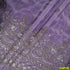 Cutdana Zari Sequins Embroidered Shimmer Tissue Fabric-F4871