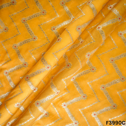 Banarasi Silk Brocade Fabric- F3990