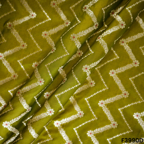 Banarasi Silk Brocade Fabric- F3990