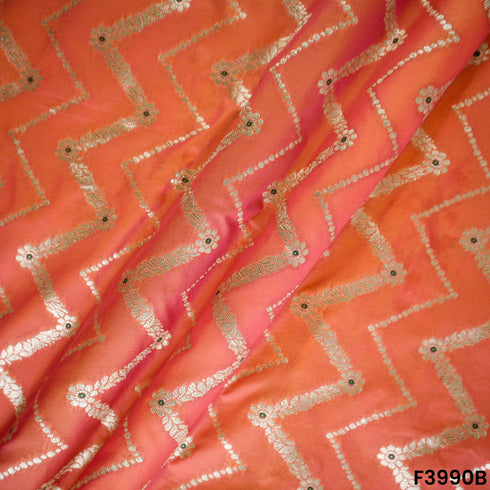 Banarasi Silk Brocade Fabric- F3990