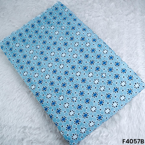 Digital Printed Cambric Cotton Fabric- F4057