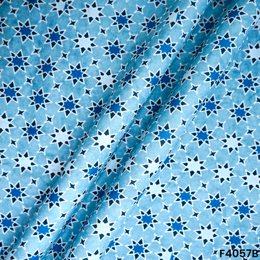 Digital Printed Cambric Cotton Fabric- F4057
