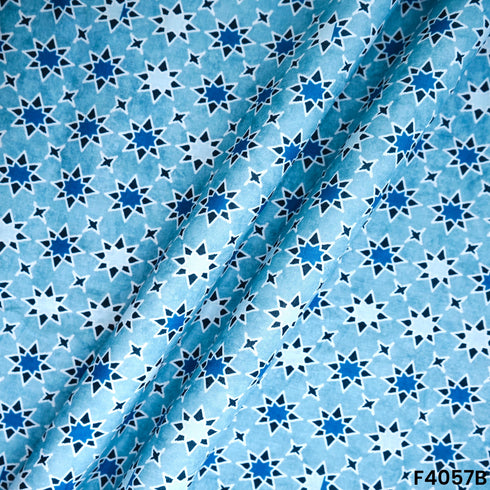 Digital Printed Cambric Cotton Fabric- F4057