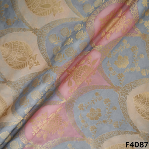Banarasi Silk Brocade Fabric-F4087