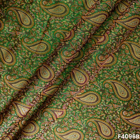 Banarasi Brocade Silk Fabric- F4096