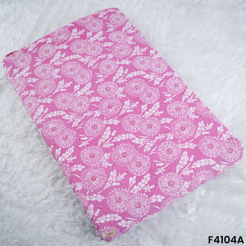 Block Print Cambric Cotton Fabric- F4104