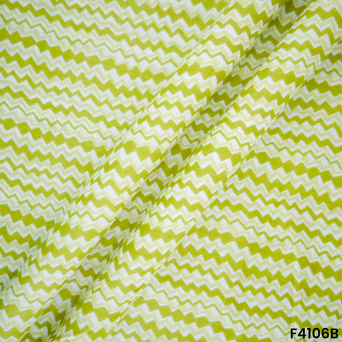 Block Print Cambric Cotton Fabric- F4106