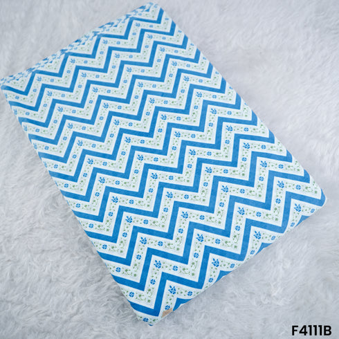 Block Print Cambric Cotton Fabric- F4111