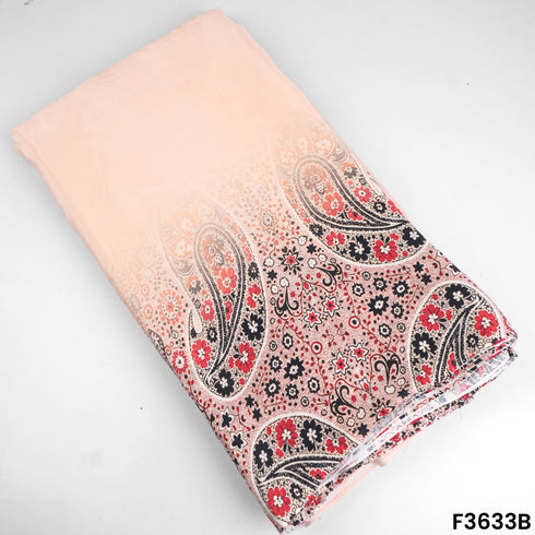 Pejali Print Viscose Crepe Fabric-F3633