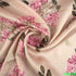 Flower Print Satin Crepe Fabric-F3635