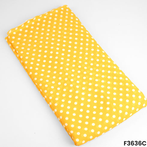 Polka Dot Georgette Fabric-F3636