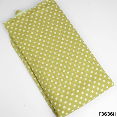 Polka Dot Georgette Fabric-F3636