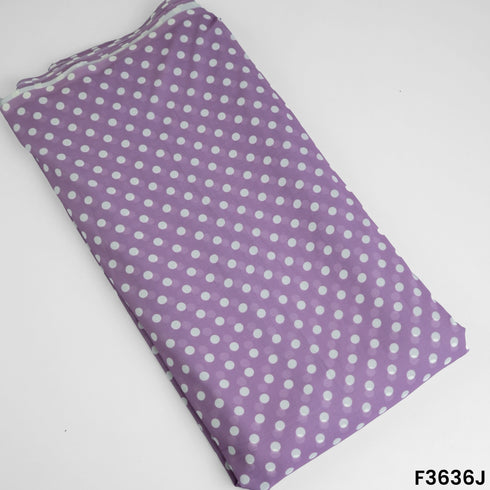 Polka Dot Georgette Fabric-F3636