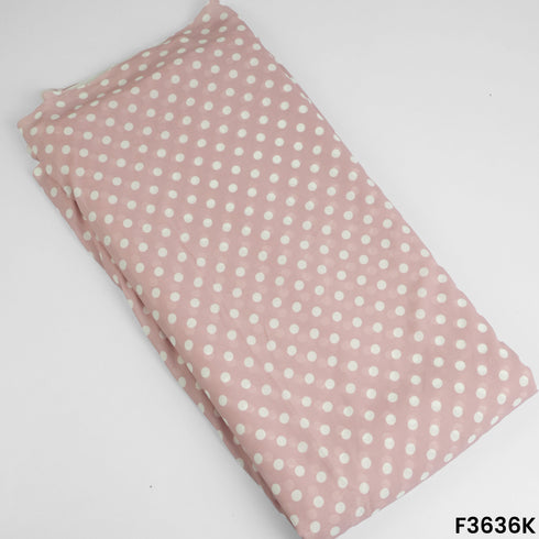 Polka Dot Georgette Fabric-F3636