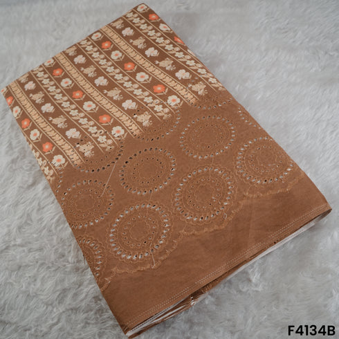 Digital Print Hakoba Mul Cotton Fabric- F4134