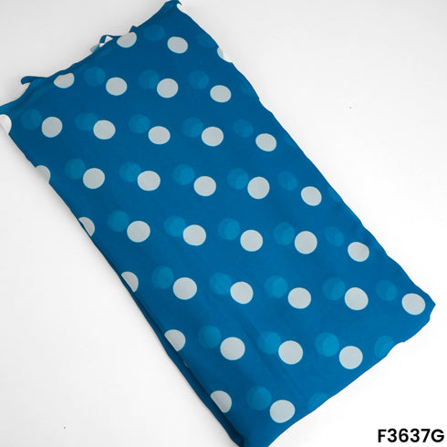 Polka Dot Georgette Fabric-F3637