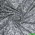 Thread Sequins Embroidered Net Fabric-F3639