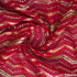 Zari Sequins Thread Embroidered Viscose Organza Fabric-F3643