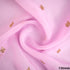 Zari Sequins Work Viscose Organza Fabric-F3644