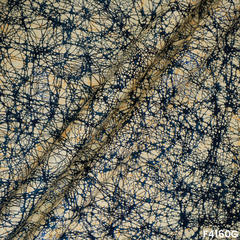 Shibori Print Cambric Cotton Fabric- F4160