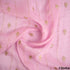 Zari Sequins Work Viscose Organza Fabric-F3645