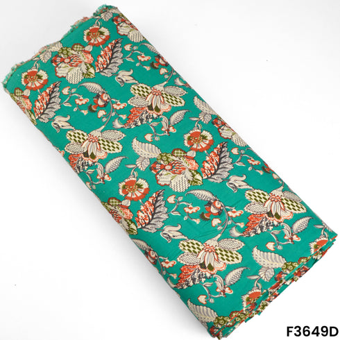 Digital Print Rayon Cotton Fabric-F3649