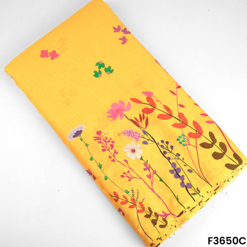 Digital Print Voile Cotton Fabric-F3650