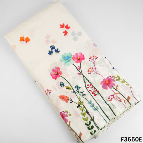 Digital Print Voile Cotton Fabric-F3650