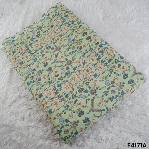 Block Print Cambric Cotton Fabric- F4171
