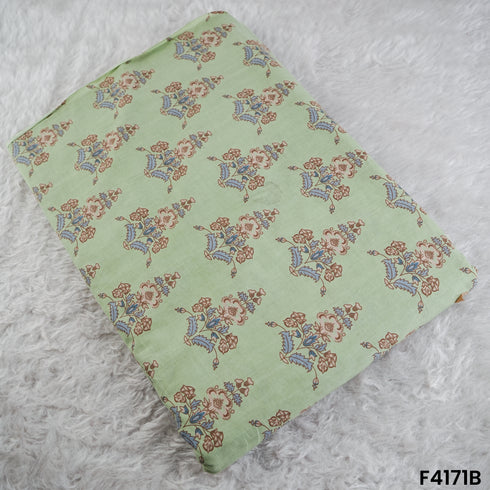 Block Print Cambric Cotton Fabric- F4171
