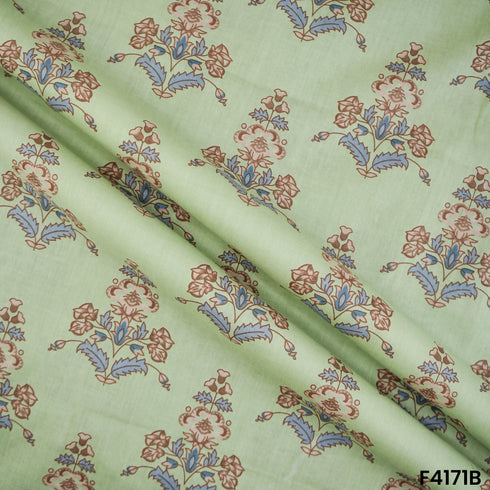 Block Print Cambric Cotton Fabric- F4171