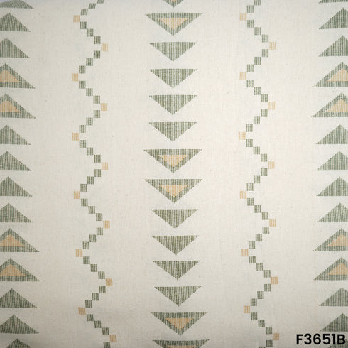 Ikat Print Cambric Cotton Fabric-F3651