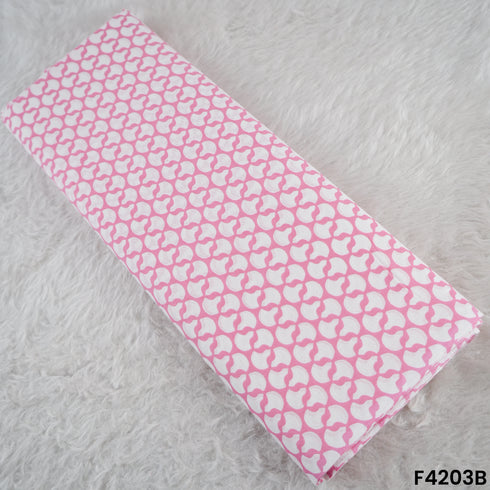 Floral Print Cambric Cotton Fabric- F4203