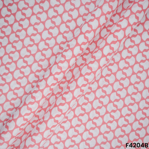 Floral Print Cambric Cotton Fabric- F4204