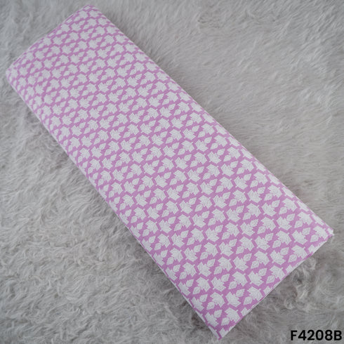 Block Print Cambric Cotton Fabric- F4208