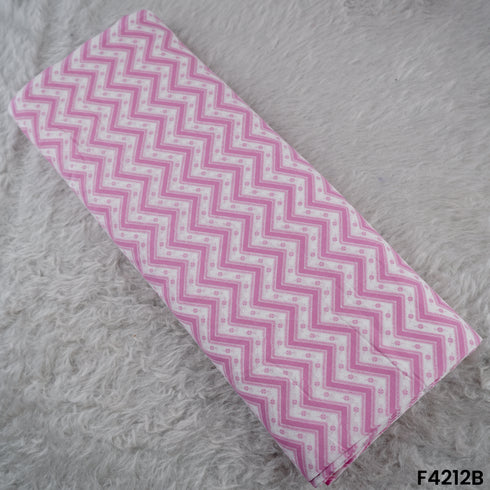 Block Print Cambric Cotton Fabric-F4212