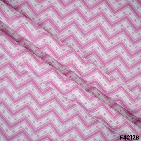 Block Print Cambric Cotton Fabric-F4212