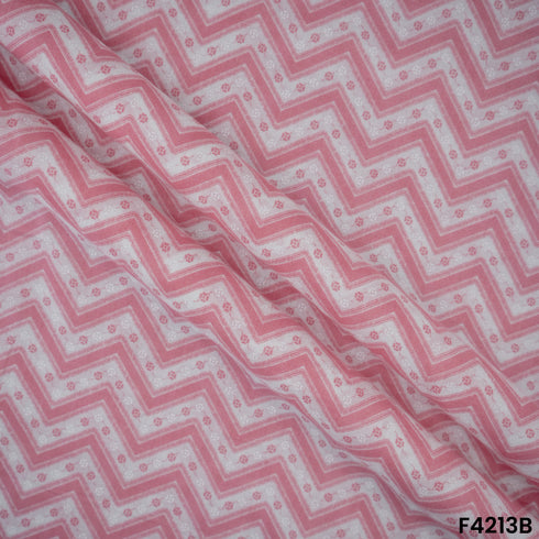 Block Print Cambric Cotton Fabric-F4213