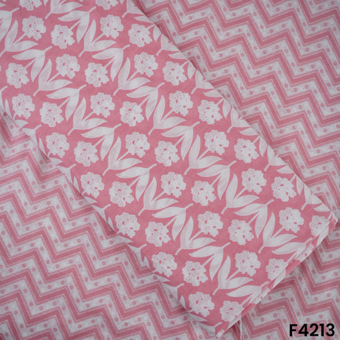 Block Print Cambric Cotton Fabric-F4213