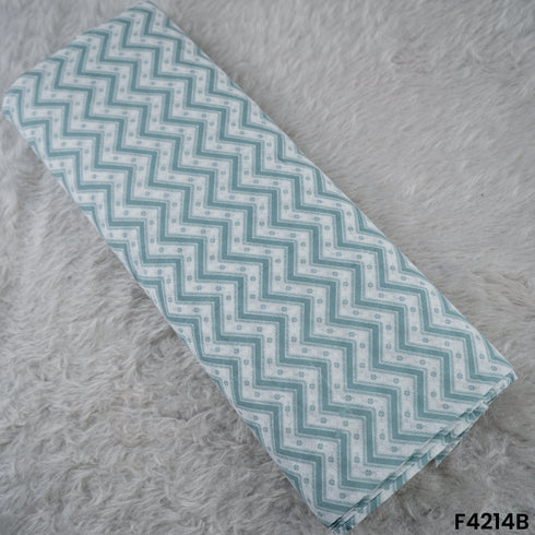 Block Print Cambric Cotton Fabric-F4214