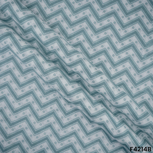 Block Print Cambric Cotton Fabric-F4214