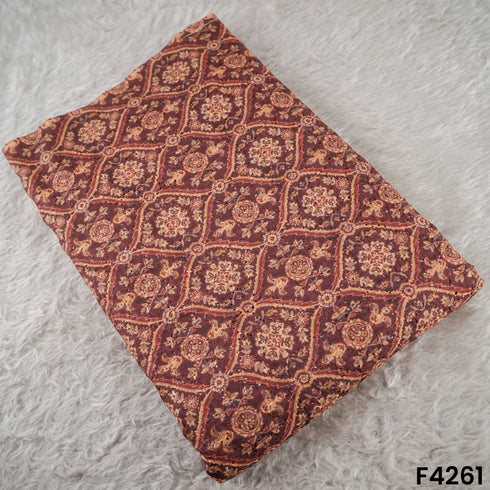 Printed Hakoba Cambric Cotton Fabric- F4261