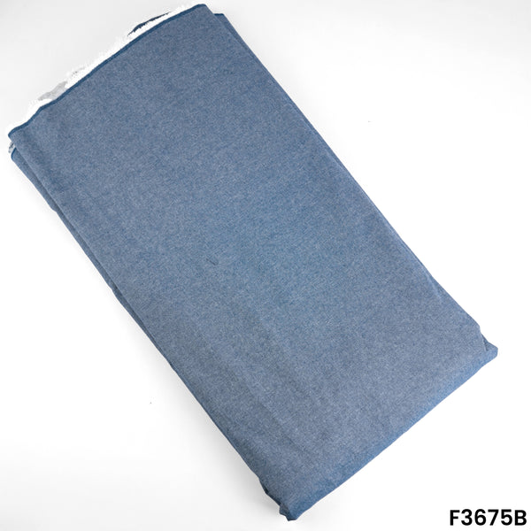 Plain Denim Cotton Fabric-F3675